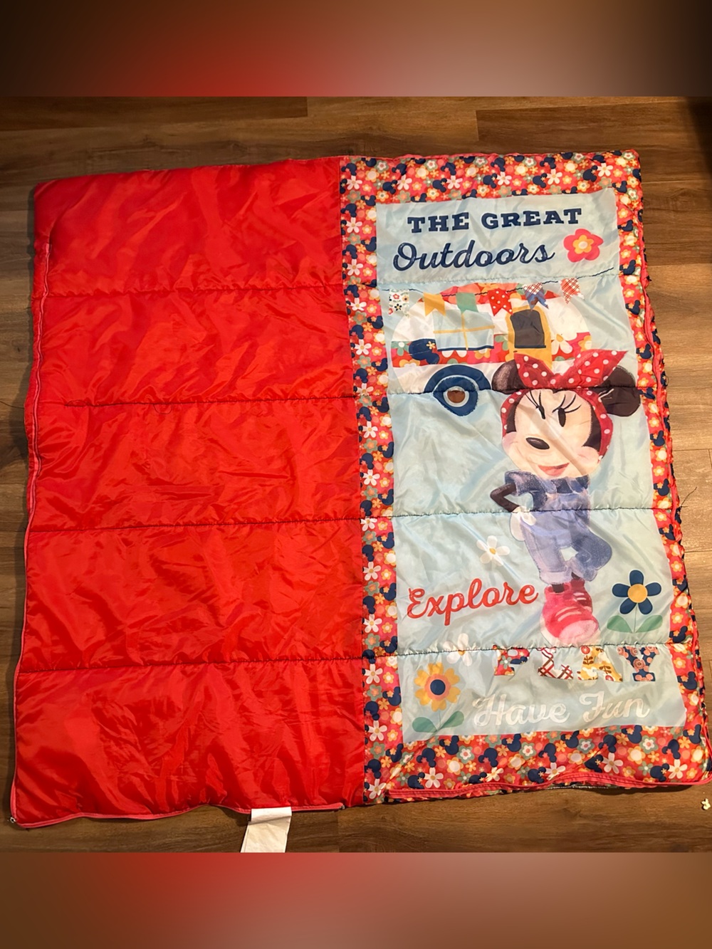 Disney Minnie Mouse Kids Camping Sleeping Bag